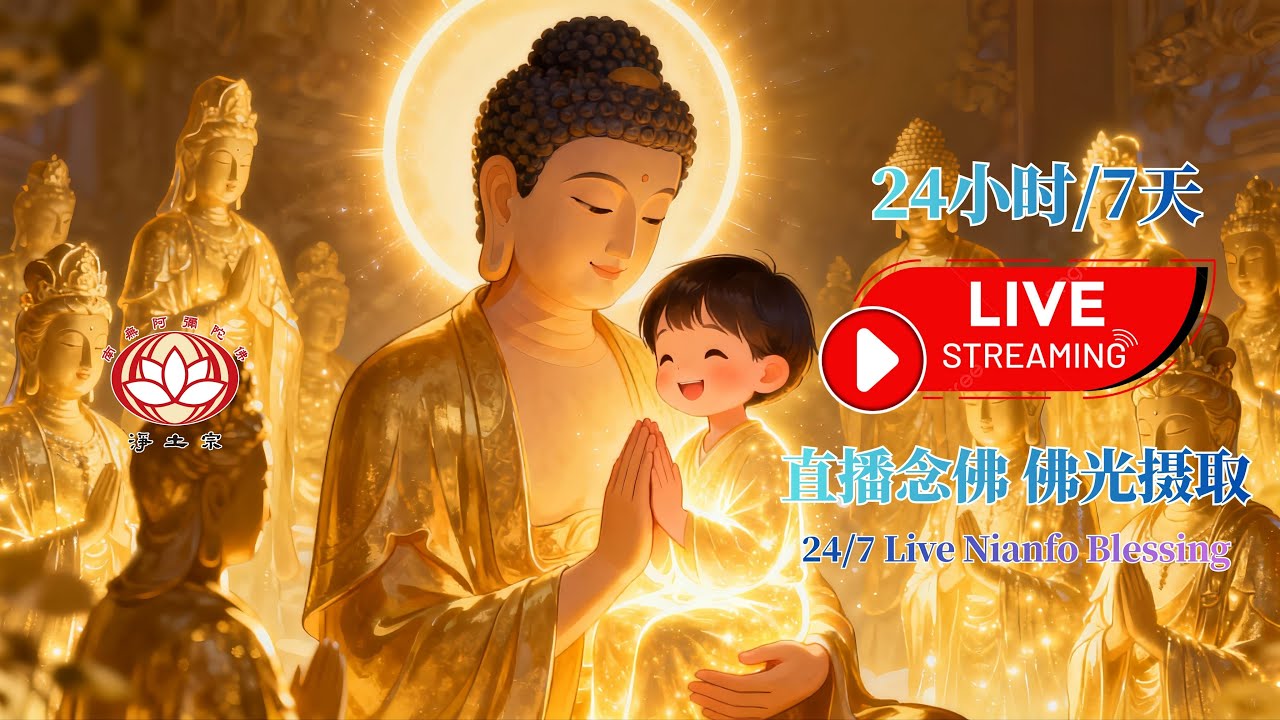 24小时Live · 佛光全天护念 · 念佛相伴 🔴 24/7  Blessing Nianfo Live 直播念佛 🪷  净土宗 Pure Land Buddhism