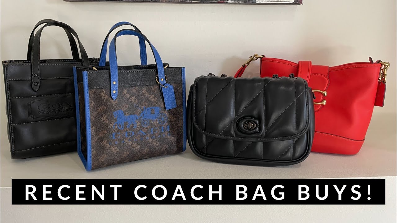 Recent Coach Bag Purchases and Life Update | Field Tote 22 | Pillow Madison | Tali Bucket Bag