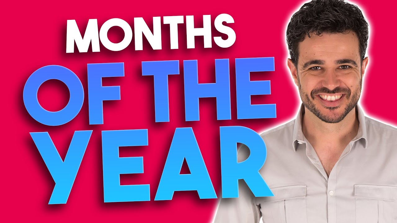 📅Los MESES del AÑO en INGLÉS ➤ Pronunciación