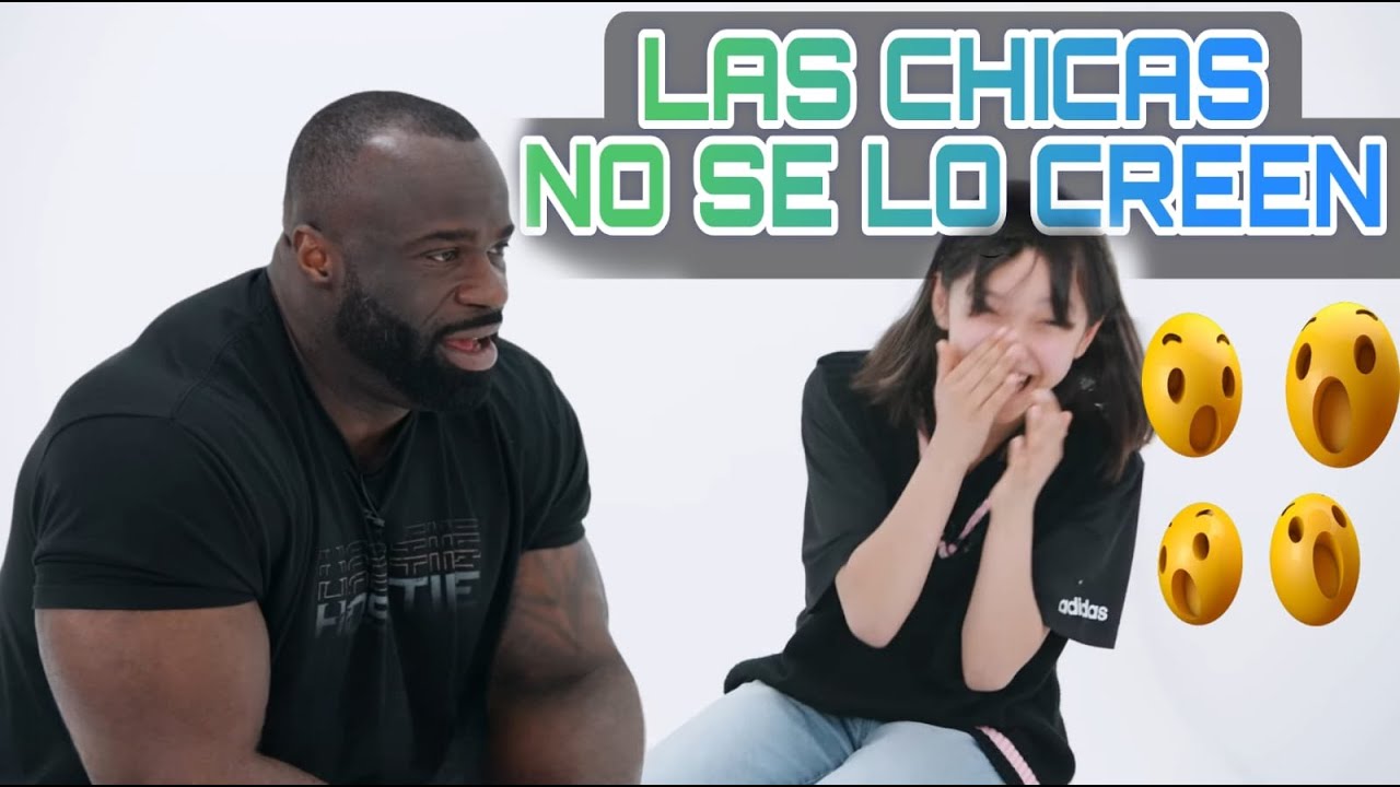 COMO REACCIONAN LAS CHICAS AL VER A UN MR. OLYMPIA