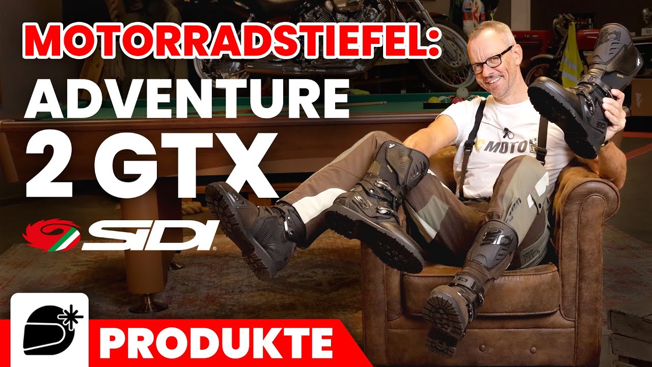 robuster Motorradstiefel für Tourenfahrer - Sidi Adventure 2 Gore-Tex