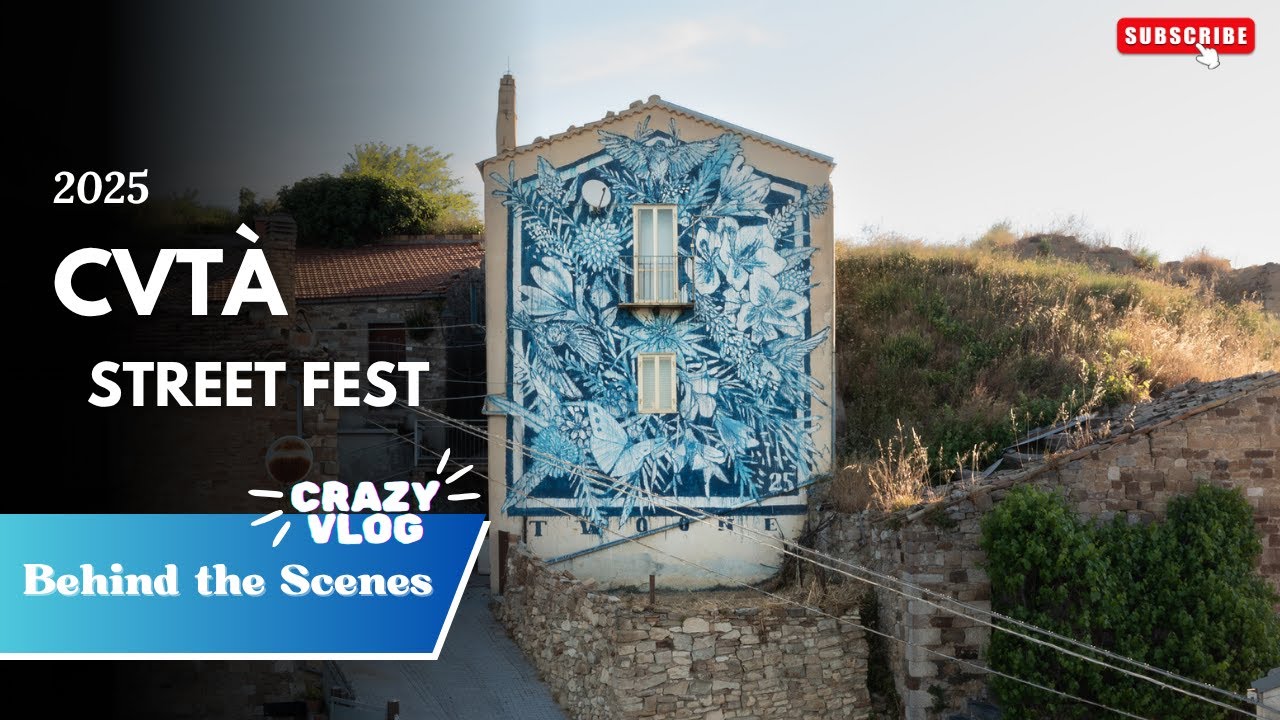Behind the Scenes of CVTà Street Fest 2025 | Italy's most international street art festival.