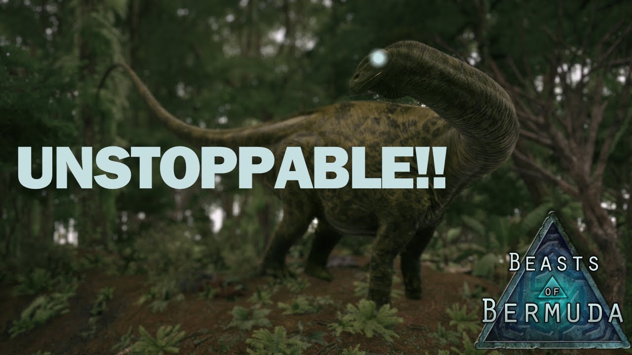 My Apatosaurus is UNSTOPPABLE!! | Beasts of Bermuda
