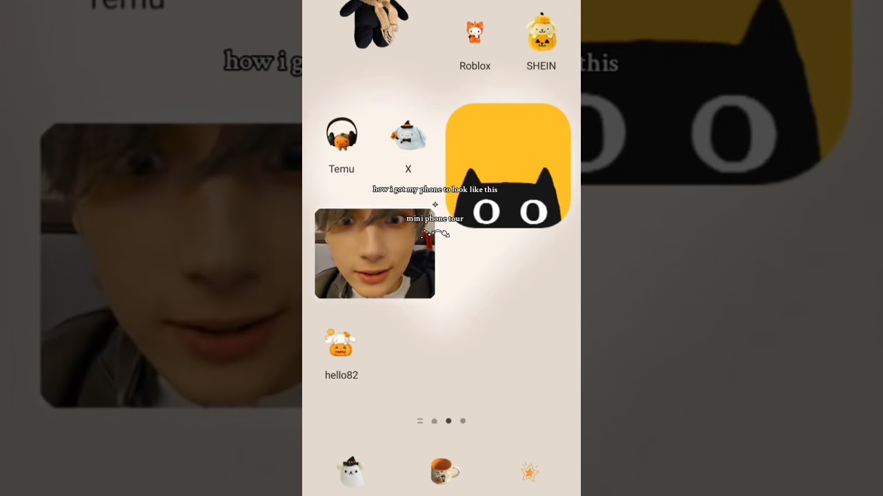 Aesthetic Phone Tour with K-Pop Vibes 