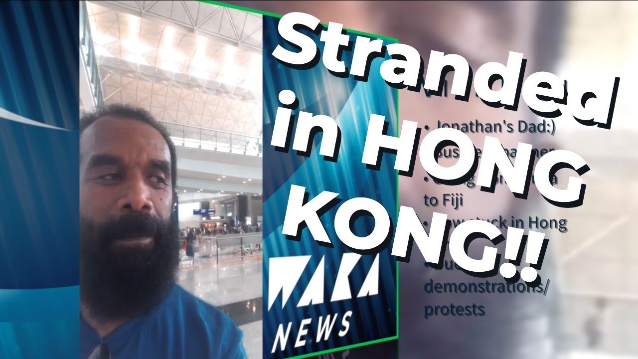 Vlog6_STRANDED in HONG KONG'S Airport During 2019 PROTESTS!