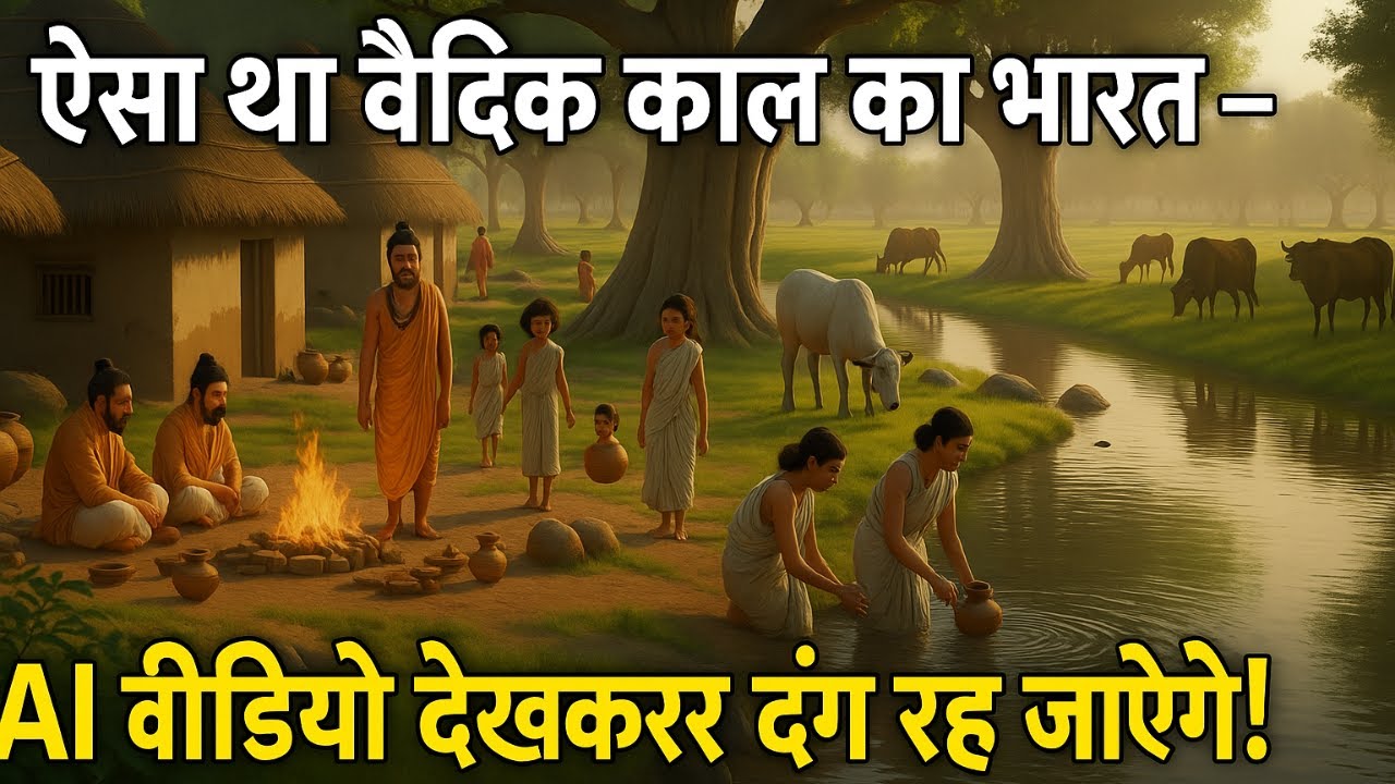 ऐसा था वैदिक काल का भारत &ndash; AI वीडियो देखकर दंग रह जाएंगे!' | Vedic Period History