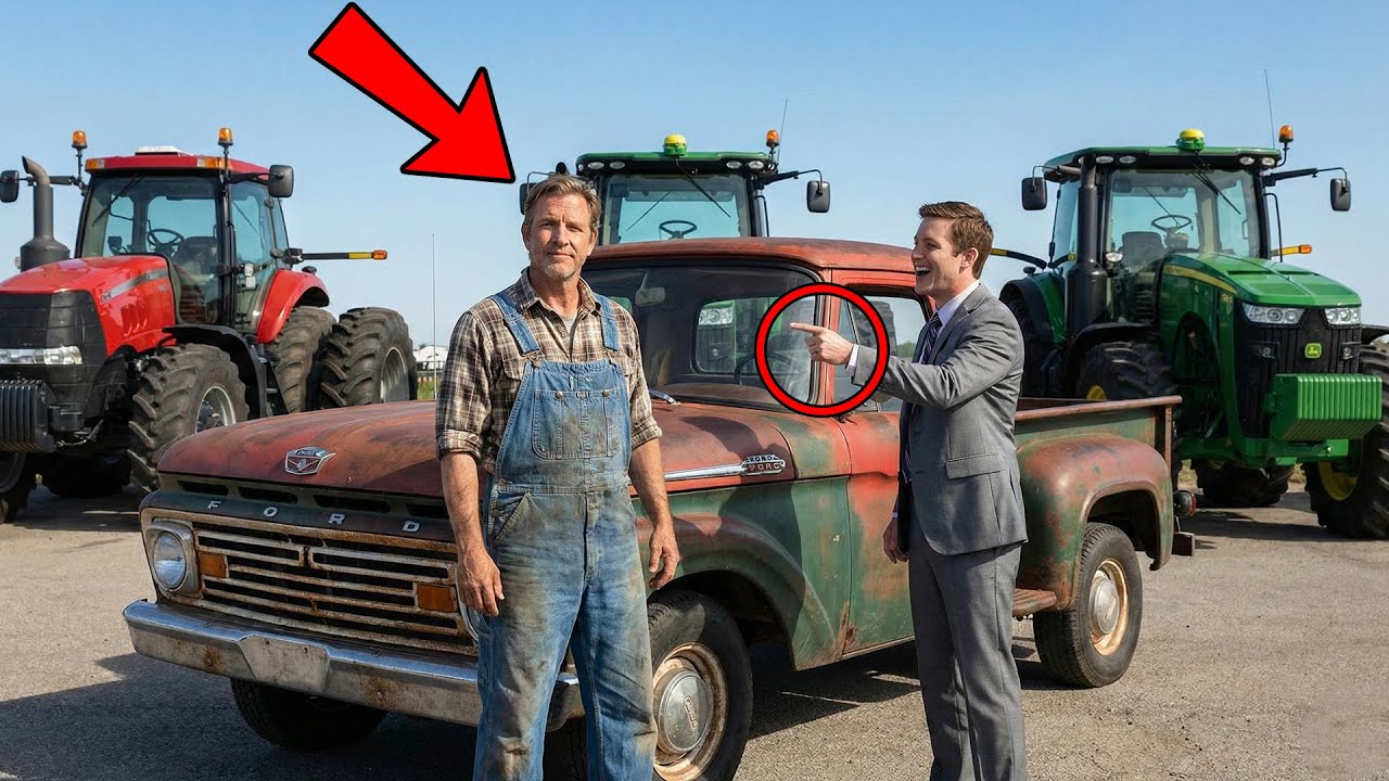 Drove Rusty Pickup to Dealership… They Laughed, Then He Bought Best 3 Machines