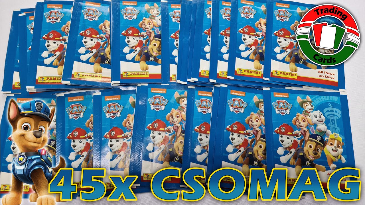 Panini Paw Patrol - Mancs őrjárat: Küldetésre készen állunk! 45 Csomag | Bontás
