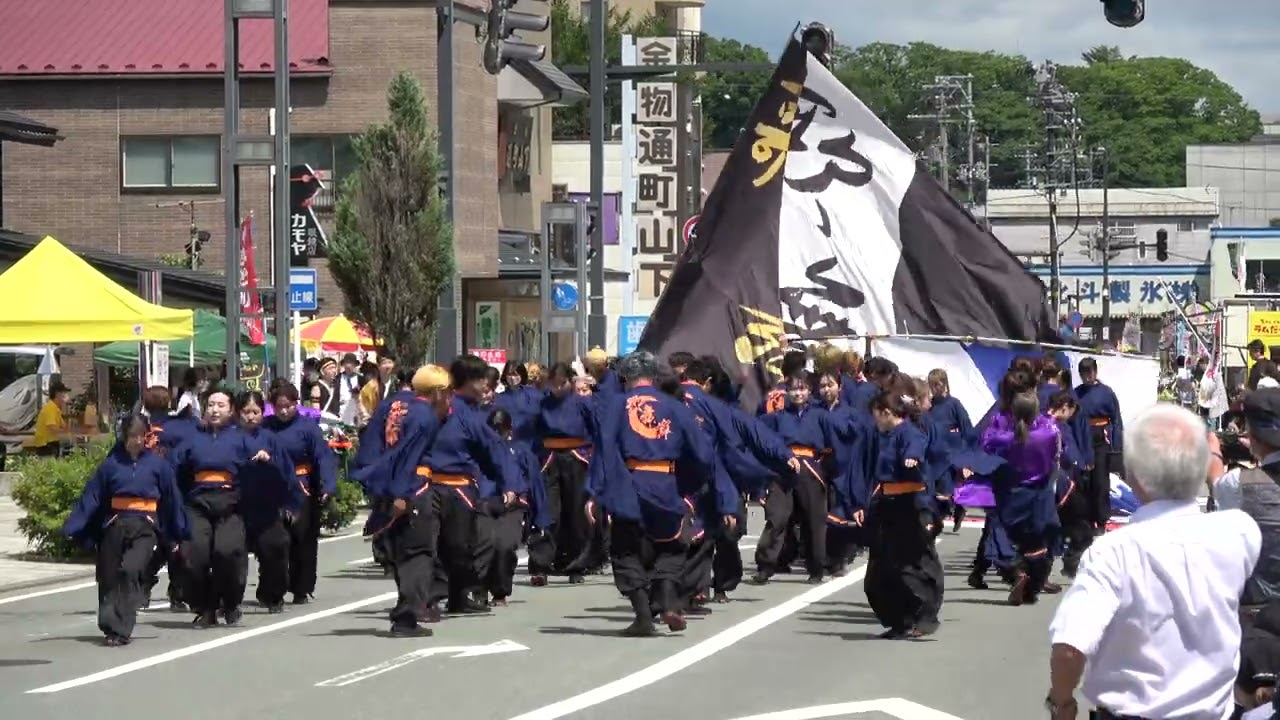 秋田大学よさこいサークル よさとせ歌舞輝 ♪花熾（はなあかり/新曲）〔観客投票賞〕【4K】／通町第１会場／第26回ヤートセ秋田祭2023