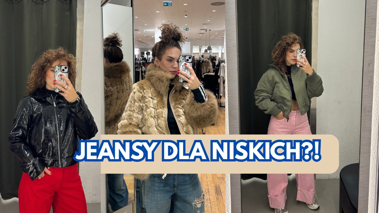 JEANSY DLA NISKICH, SZTUCZNE FUTERKA I PEREŁKI Z SIECI&Oacute;WEK / przegląd outletowa