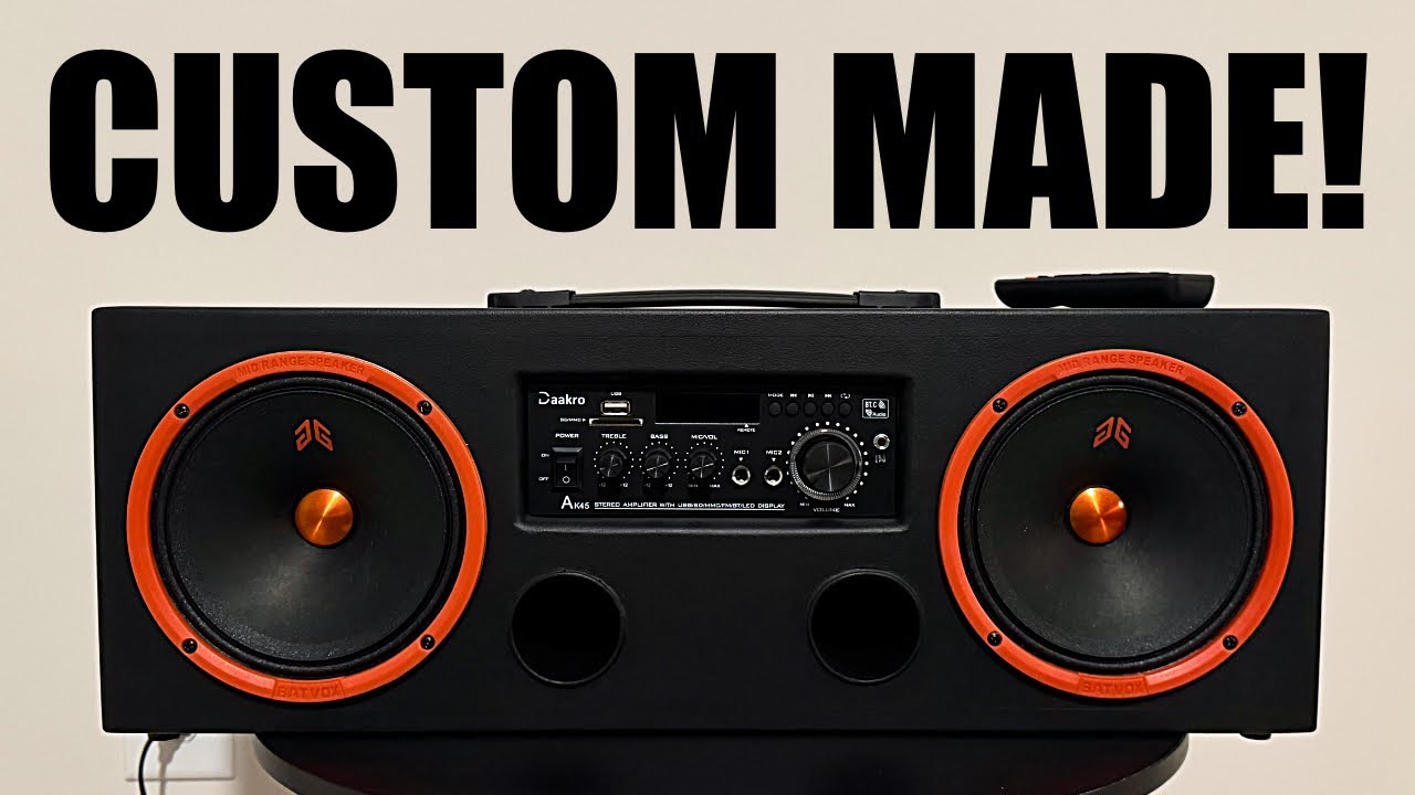 DIY Bluetooth Speaker Box - Enclosed Stereo Amplifier Build