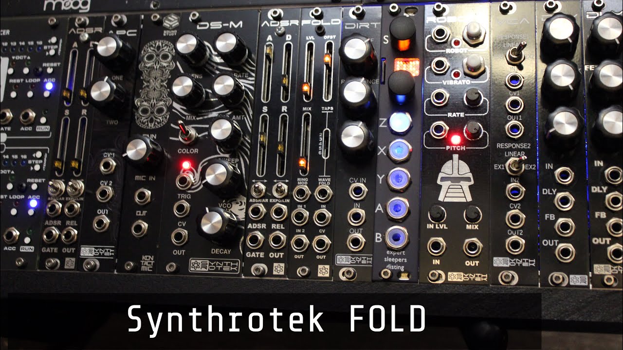 Synthrotek Fold Module for Eurorack - Demo | 4hp Wave Folder and Ring Mod
