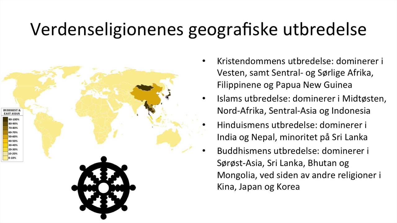 Grunnkurs i religion - Religiøs geografi og demografi