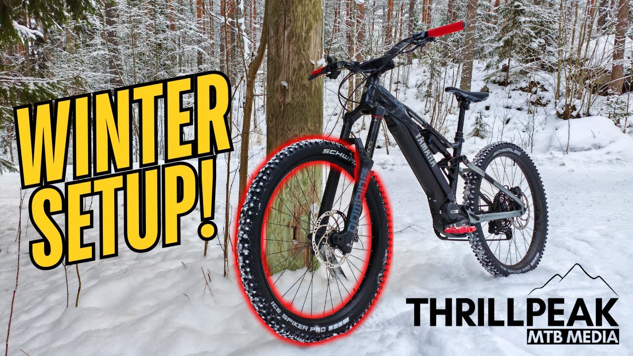eMTB Winter Setup | Schwalbe Ice Spiker Studded Tyres