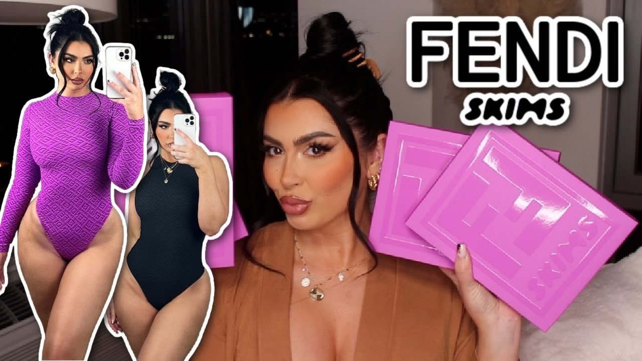 I bought Fendi x Skims so you don't have to | Unboxing & Try-on Haul
