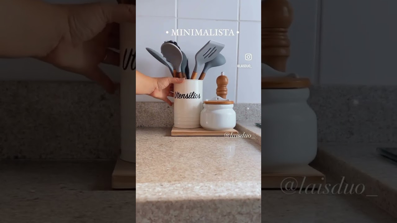 ✨ Dicas de decora&ccedil;&atilde;o para sua bancada da cozinha ✨#shorts