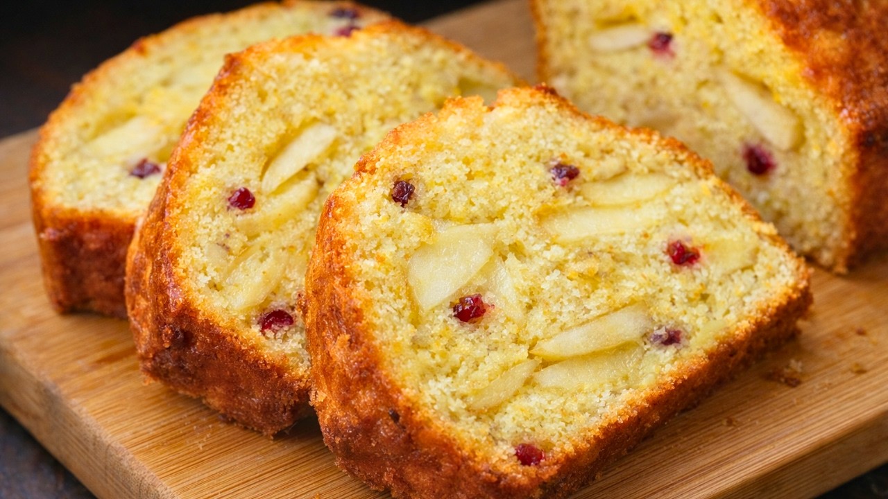 Haferflocken & Banane und Apfel! Der berühmte Apfelkuchen ohne Mehl und Zucker!