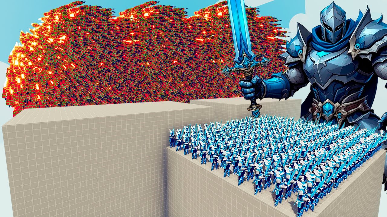 200x KRO KNIGHT + 1x GIANT vs EVERY GOD - Totally Accurate Battle Simulator TABS