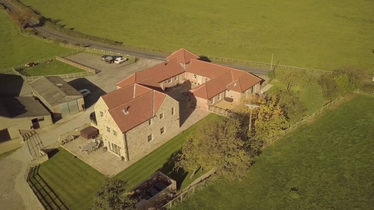 Tunstall Road Farm - a bird's eye view of our 5 star self catering holiday homes