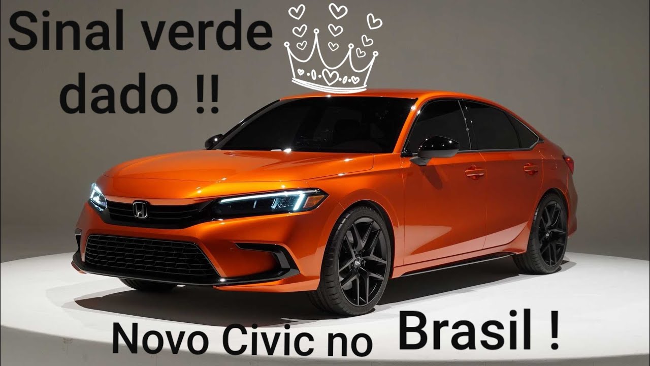 Novo Civic desembarcará no Brasil em 2022 !!