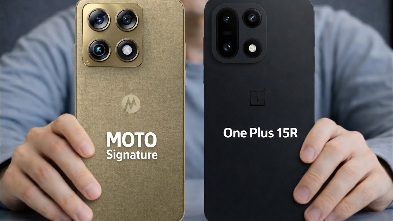 Moto Signature vs OnePlus 15R 🔥 Full Comparison | Camera, Performance & Value  | Moto Signature 