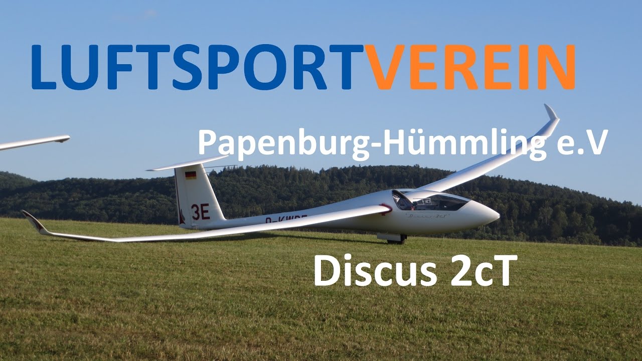 Discus2cT - Segelfliegen beim LSV Papenburg-H&uuml;mmling e.V