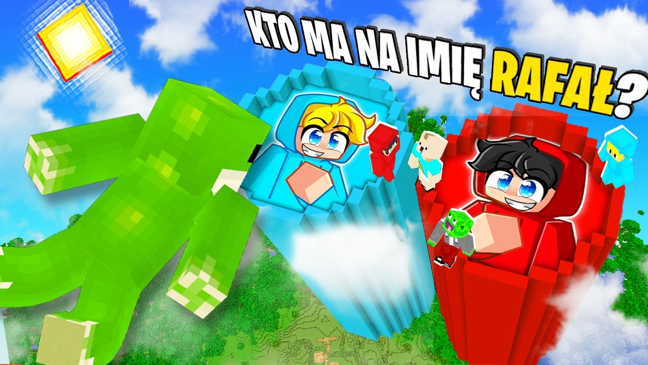 NIE WYBIERZ ZŁEJ DZIURY YOUTUBERA z CAŁYM PALIONOWEM w Minecraft!