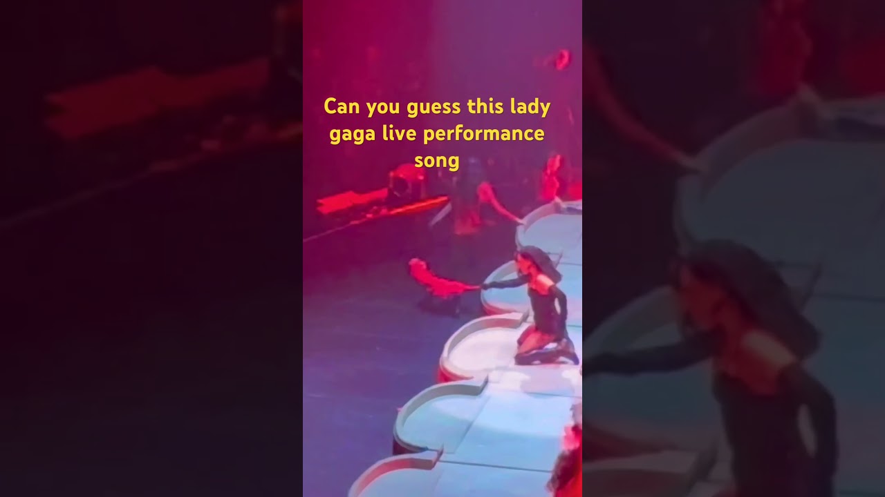 Lady gaga performance in live concert in Paris Europe recorded by me