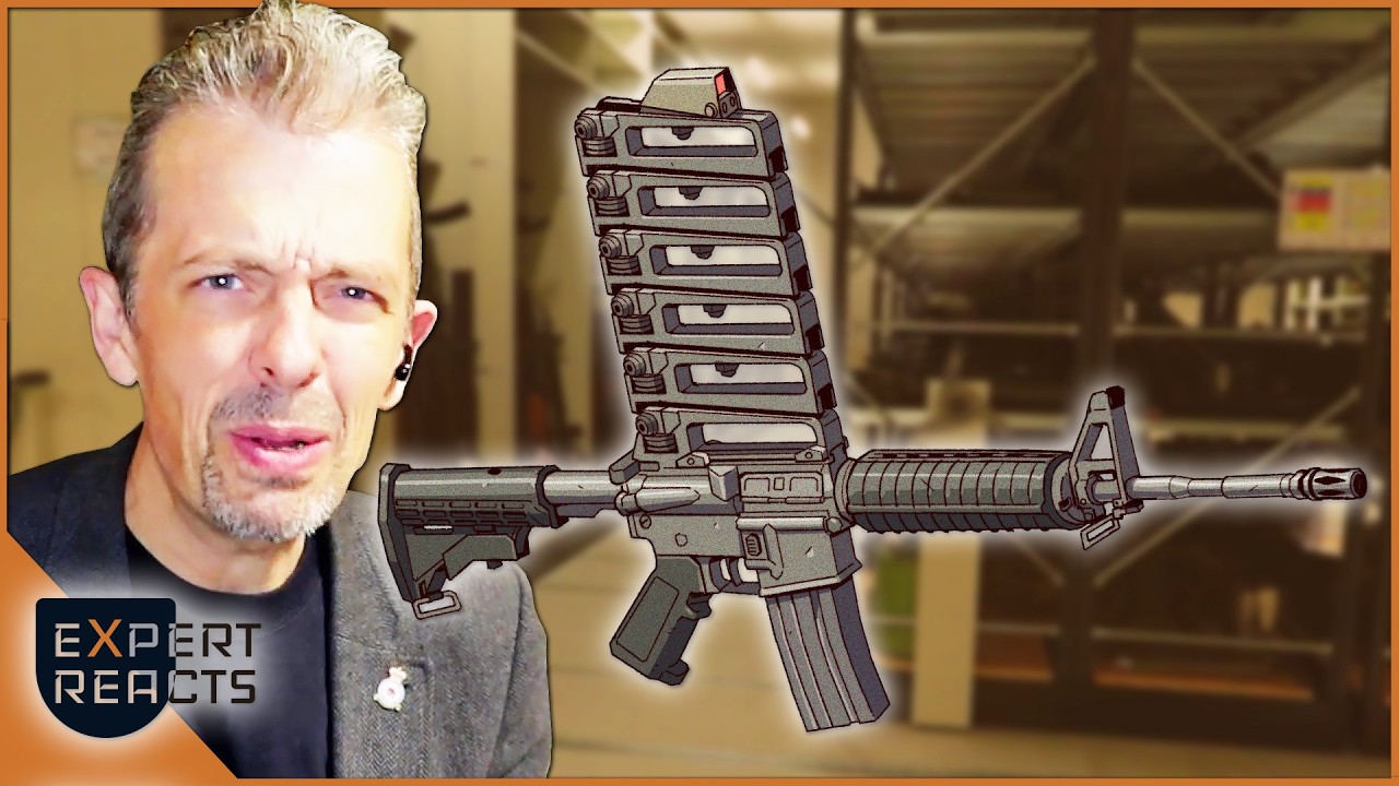 Firearms Expert Reacts to OUR Cursed Gun Designs | EXP