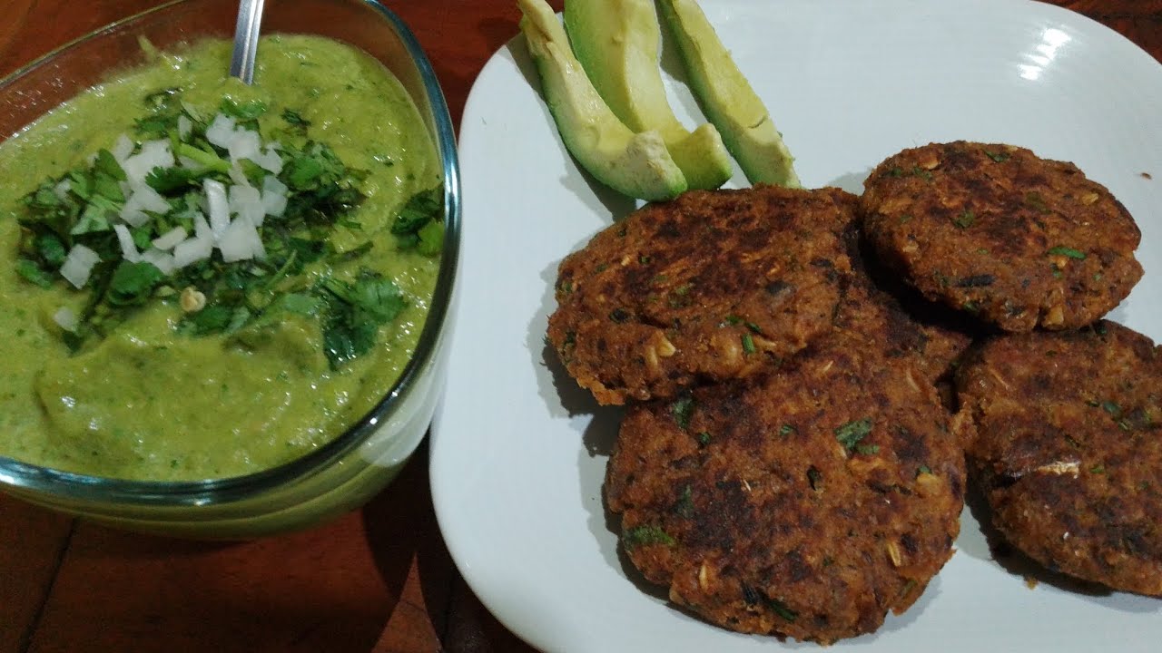 Tortitas de sardina con avena  completa