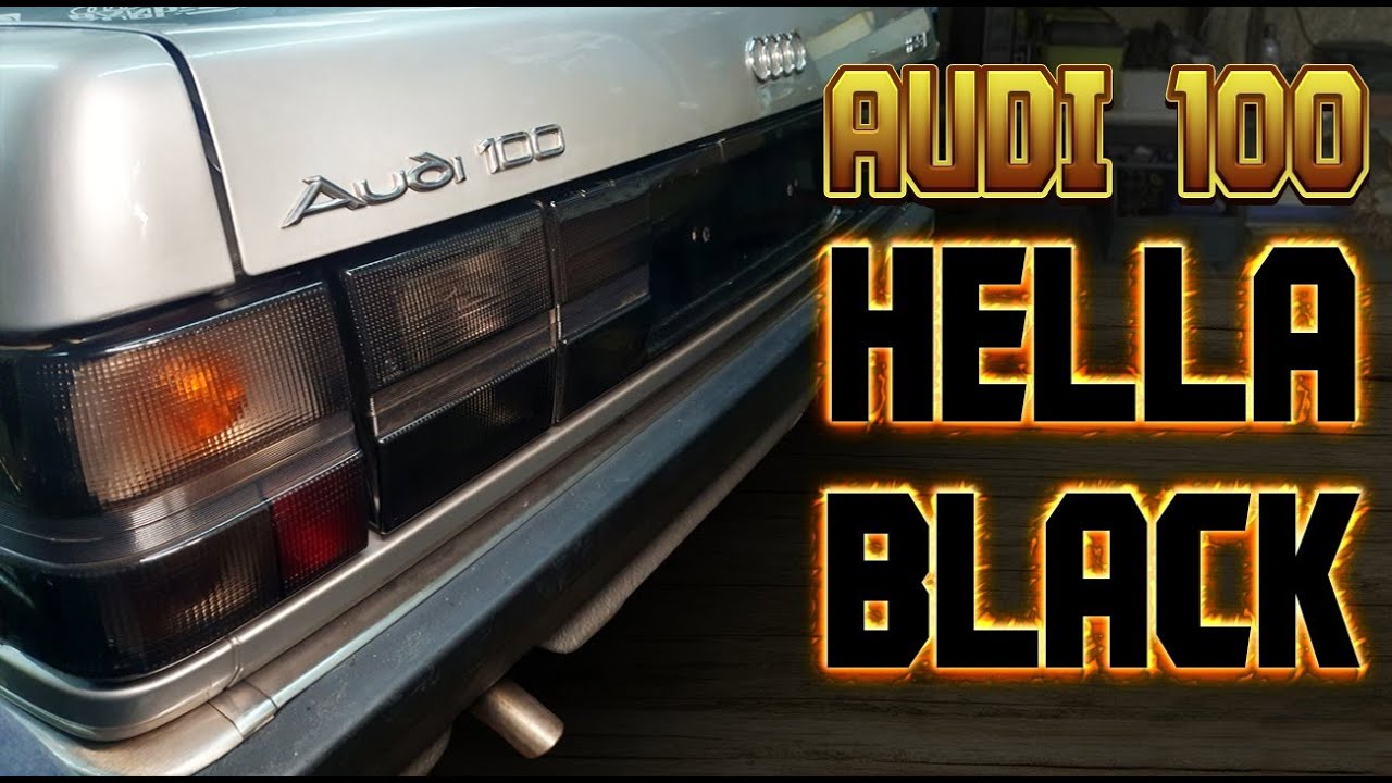 HELLA BLACK на AUDI 100 C3