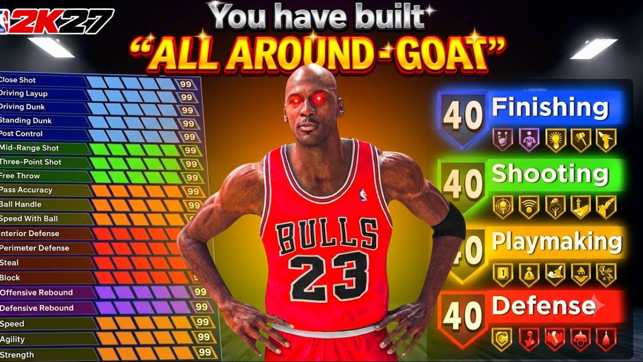 ЛУЧШИЙ билд на атакующего защитника с ростом 6'7 в NBA 2K27 БЕЗ СЛАБЫХ СТОРОН