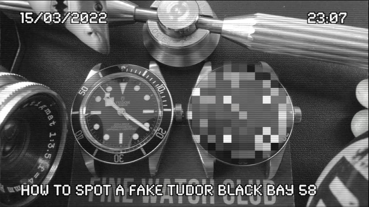 Fake Vs Real Tudor Black Bay 58 | Ways to spot a Fake Watch