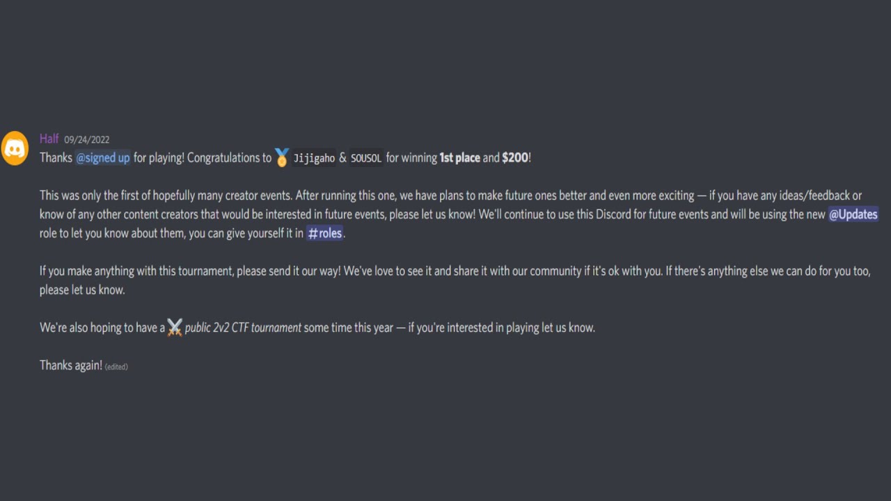 op players win creator tournament for 200$