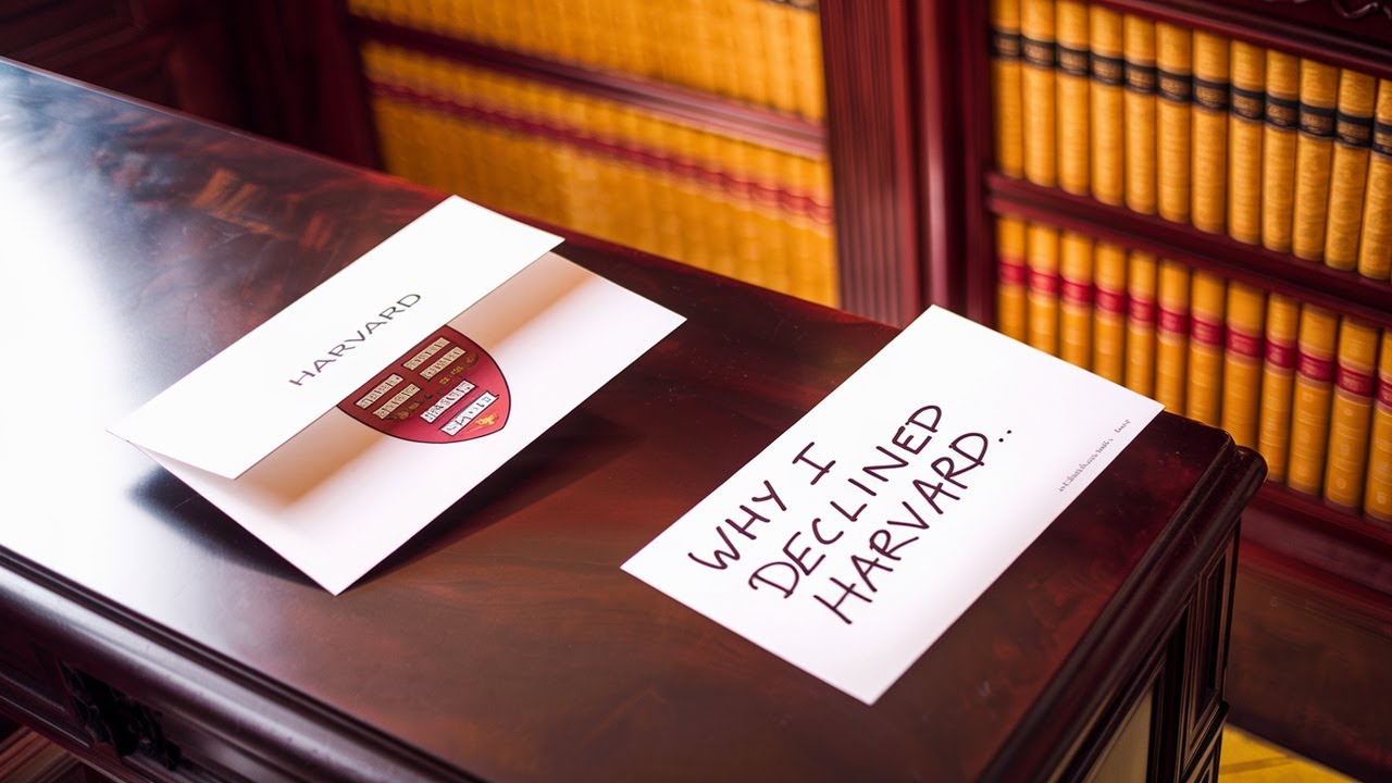 Why I Said No to Harvard: My decision-making process