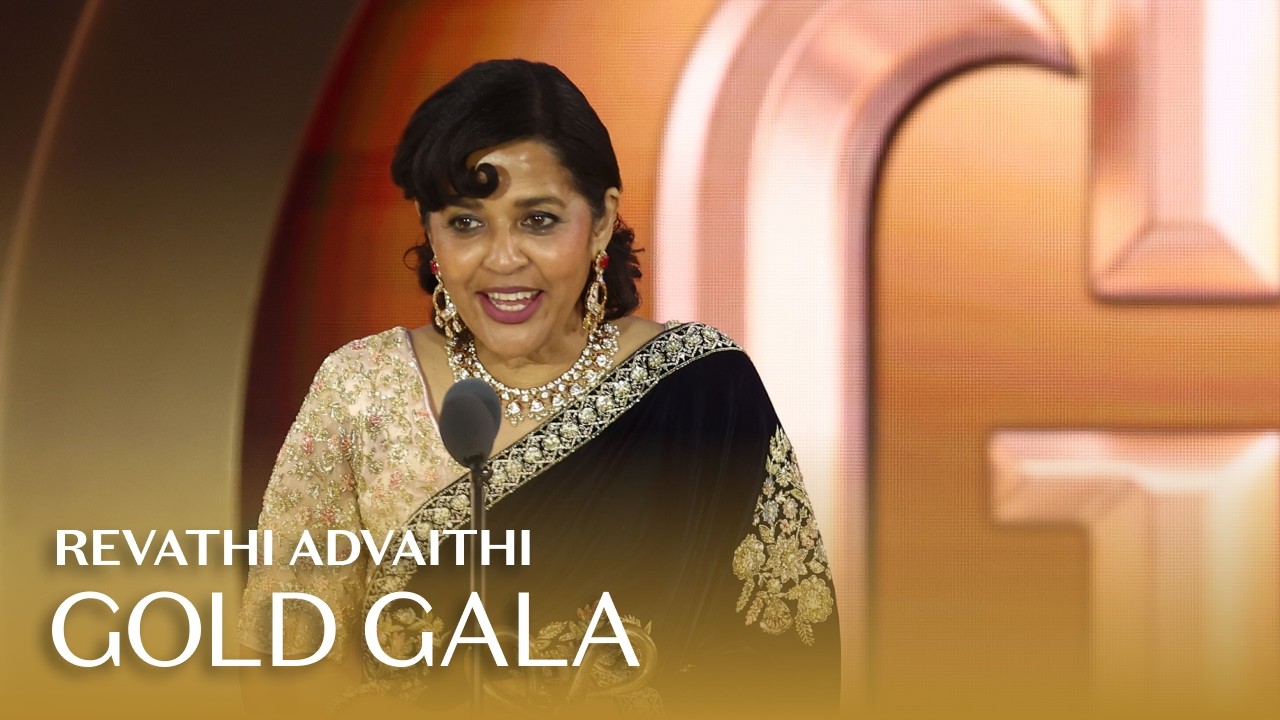 Revathi Advaithi Receives the Forbes Gold Award | Gold Gala 2026