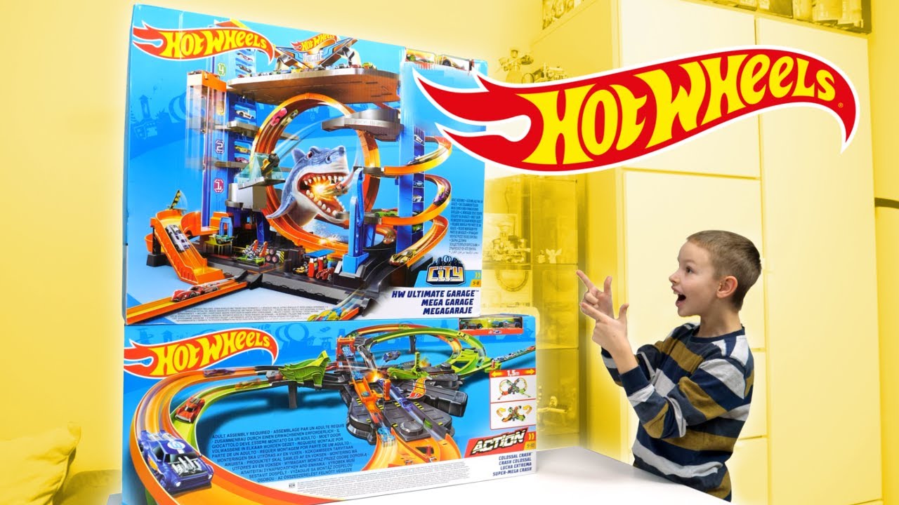 Hot Wheels Mega Garaż Rekina + Kolosalna Kraksa!