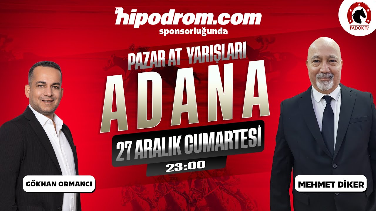 28 Aralık 2025 // Adana At Yarışı Tahminleri // G&ouml;khan Ormancı - Mehmet Diker