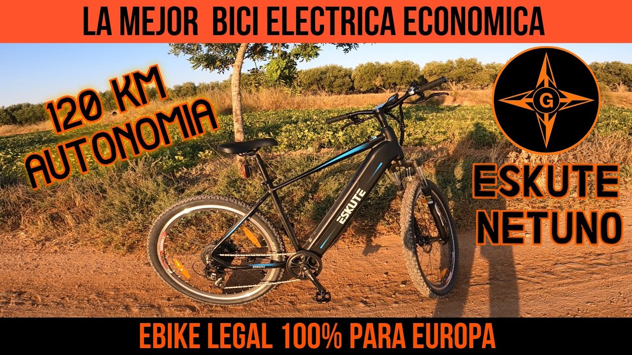 INCREIBLE !!! LA MEJOR BICI ELECTRICA LEGAL Y ECONOMICA ESKUTE NETUNO EN ESPAÑOL / GINESSOT