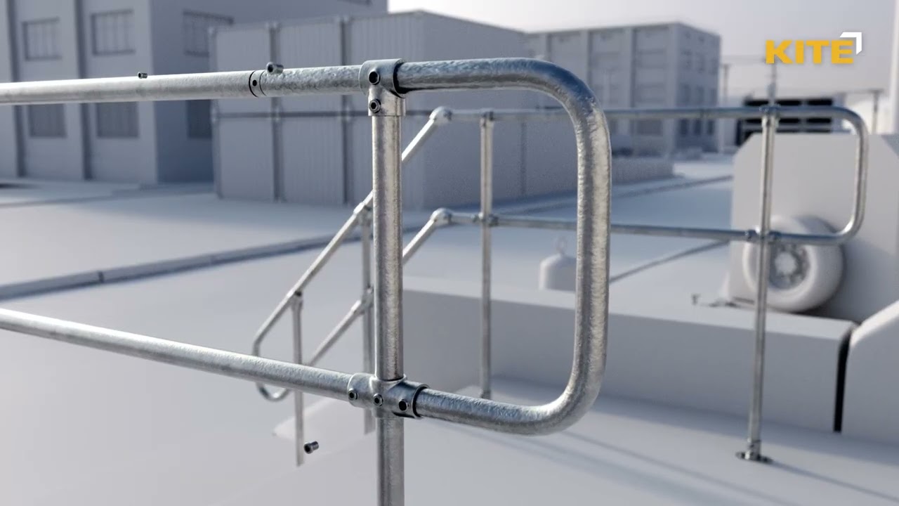 Assembly & Return Bends for Freestanding Roof-Edge Protection Systems | Kite Group | United Kingdom