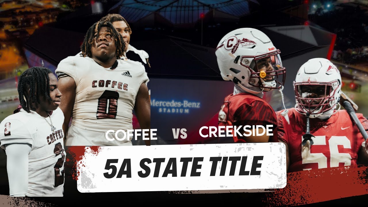 5A STATE CHAMPIONSHIP GAME WAS 🔥🔥 || COFFEE VS. CREEKSIDE || GA HIGH SCHOOL FOOTBALL