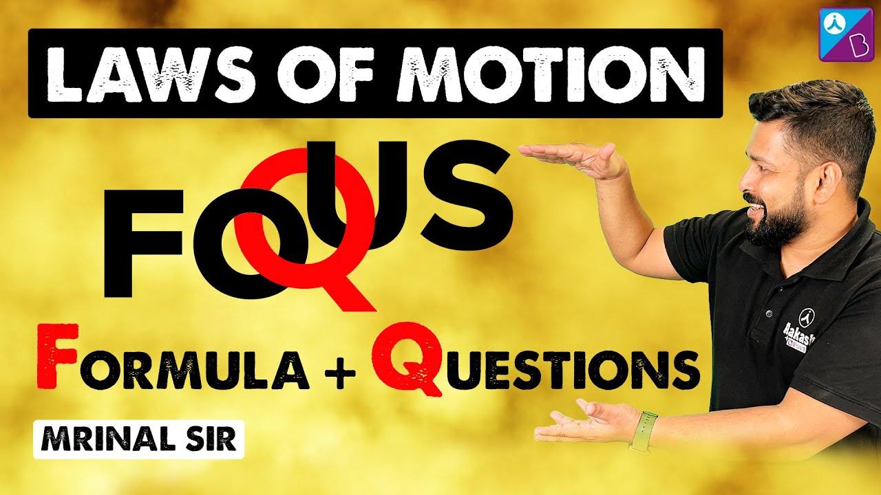Laws of Motion Class 11 Physics | NEET 2023 Physics Formula Based Questions | Mrinal Sir