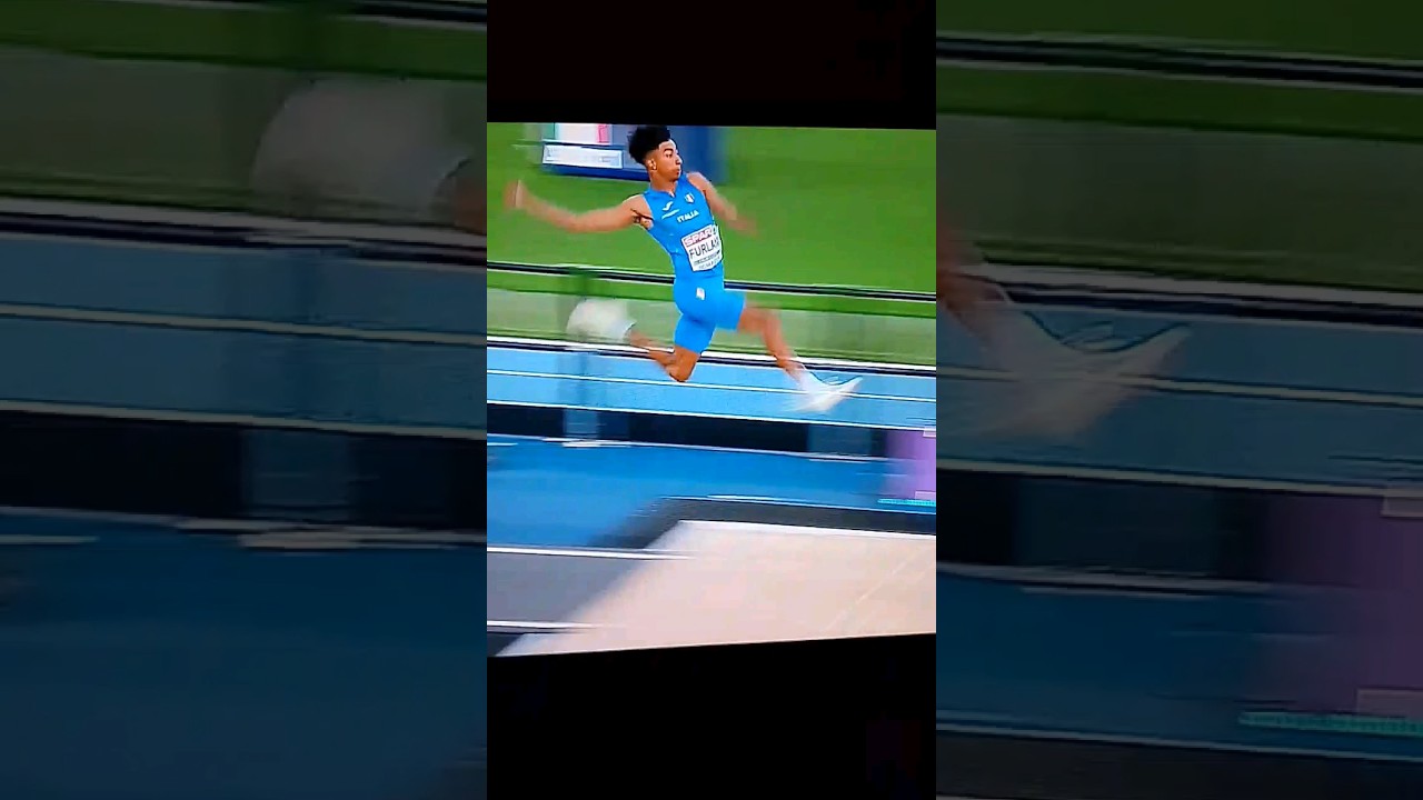 Furlani 8.38m record mondiale U20 #atletica #europeanchampionship #roma24 #trackandfield