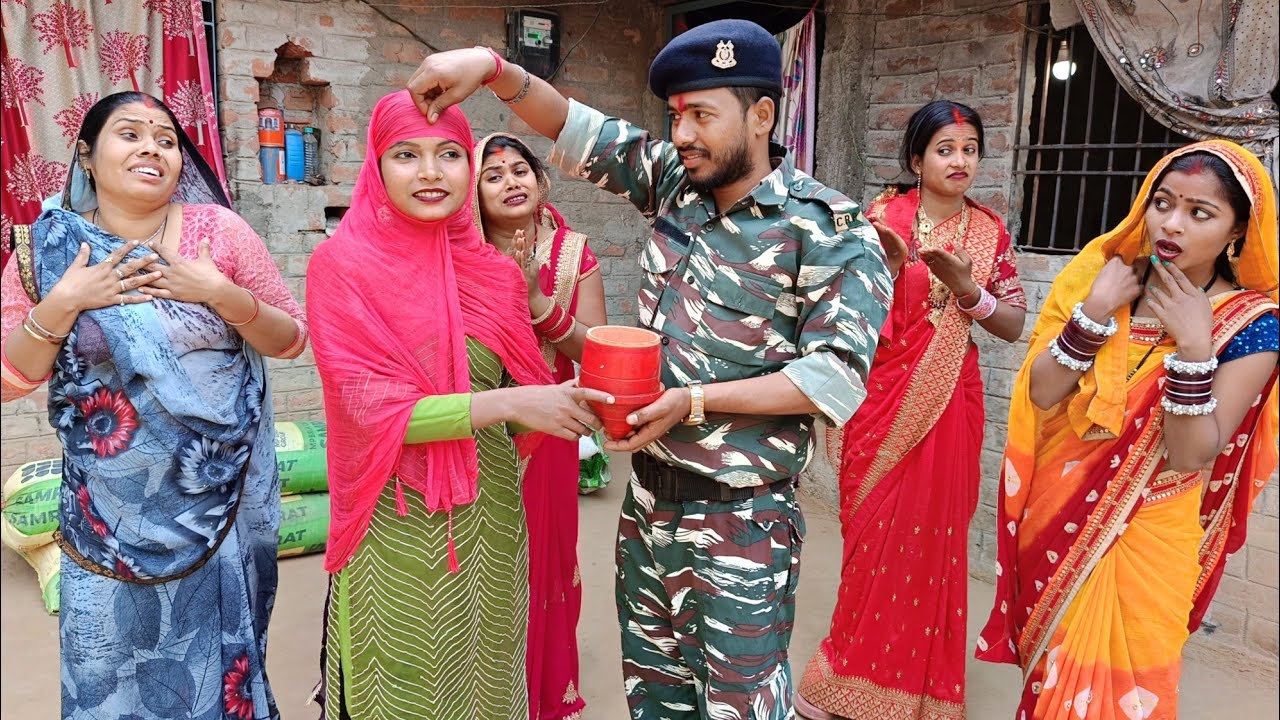 फौजी किया मुस्लिम लड़की से शादी||Fauji Kiya Muslim Ladki Se Shadi||Laxmi Comedy Video Neelu Maurya 