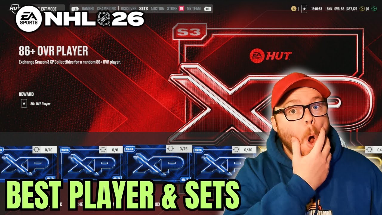 ЛУЧШИЕ ИГРОКИ И НАБОРЫ ДЛЯ 3 СЕЗОНА NHL 26 HUT