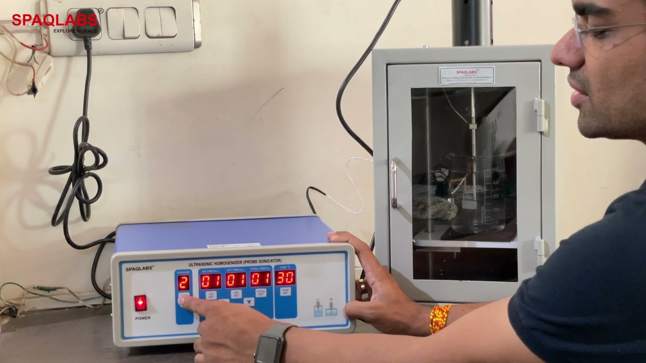 Ultrasonic Homogenizer Probe Sonicator - Install and Use