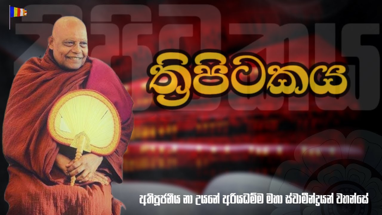 ත්&zwj;රිපිටකය | #nauyaneariyadhammathero #dhammadeshana #chiththavivekashramaya #abhidharmaya