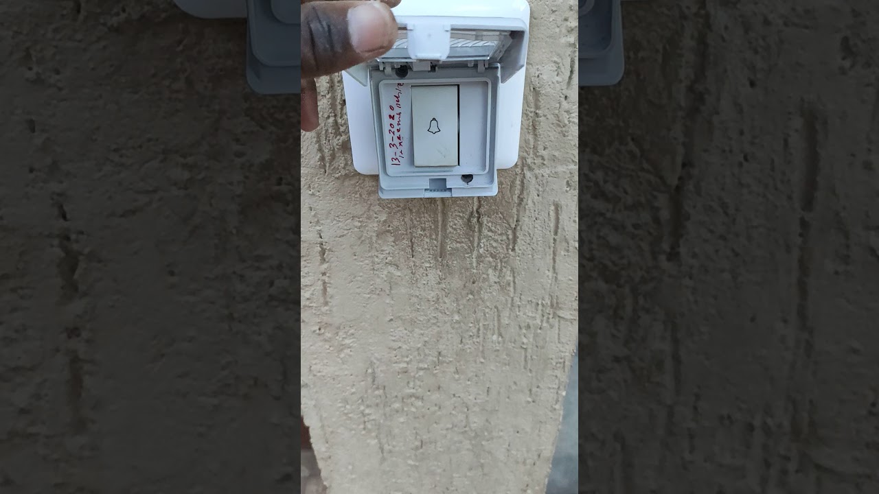 water proof bell switch#construction