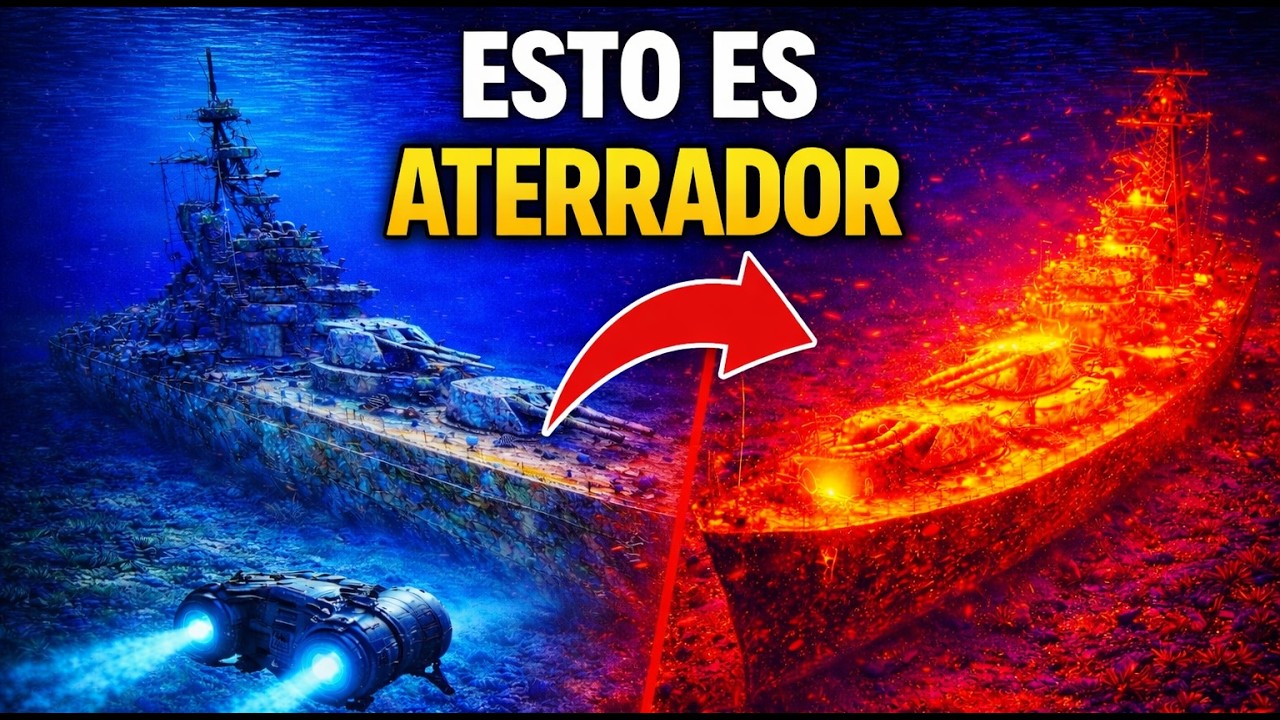 Un dron entró al Bismarck… y encontró una cámara sellada enviando un SOS
