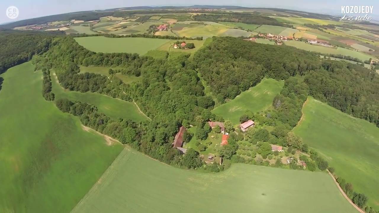 Letecké video Kozojedy z nebe